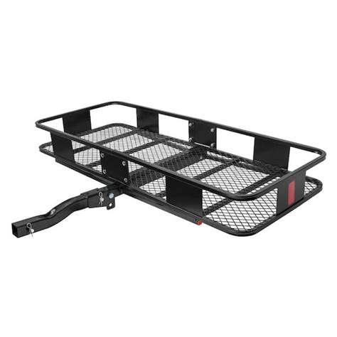 folding hitch mounted cargo tray